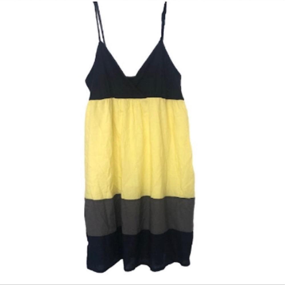 Adjustable shoulder strap V neck Mini Dress Size S